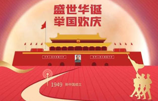 祖国华诞喜迎到，举国上下齐欢笑。各族人民高歌唱，国泰民安起舞跳。世界志强辉煌耀，国富民福生活号。和谐团结建设搞，花团锦簇喜乐陶。在此，TIKTOK色板2.4.1电气恭祝祖国万岁，繁荣昌盛！